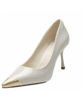 Shoes Woman Summer White Heels For Black Pink Pointed Women's Spring Wedges High Sexy Elegant Wedding Luxury New Rock Dress