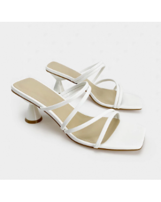 Women's Summer Sandals Mid-heel Sandals Thick Heels Square Toe High-heeled Slippers Sexy Roman Shoes Fashion Shoes Ladies