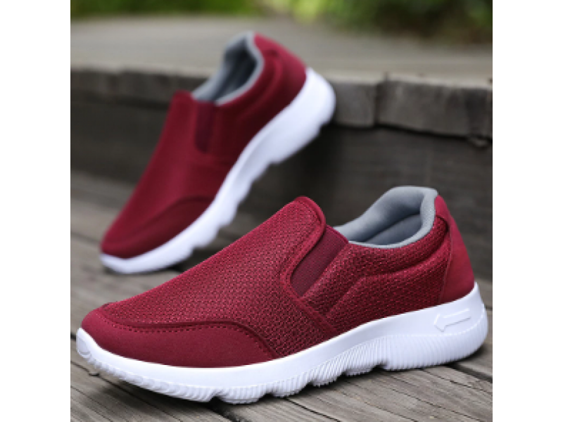 Sneakers Women Vulcanized Shoes Solid Color Low Heel Shoes Black For Women Shoes Flat Office Men Mesh Breathable